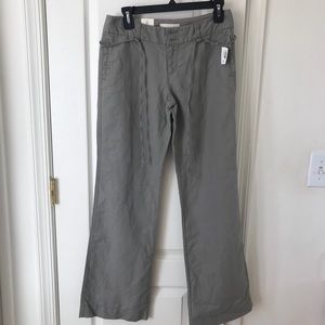 NWT OLD NAVY  Linen WIDE-LEG Trouser Pants size 2